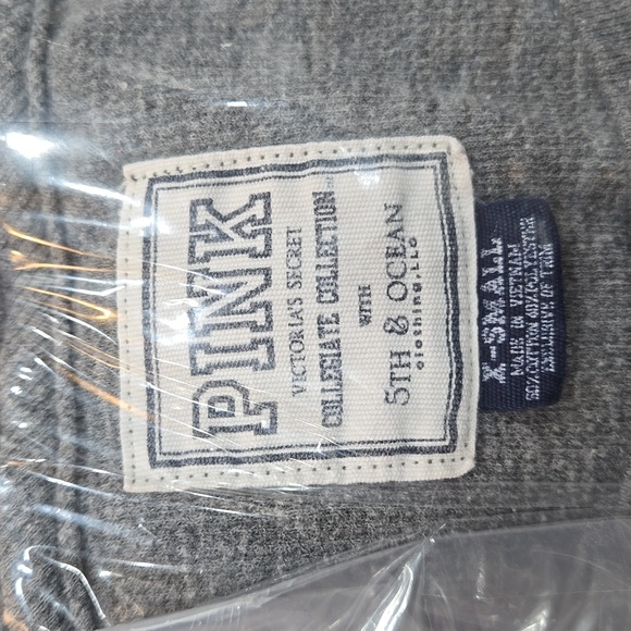 PINK X-Small Gray Collegiate OU Sooners Thermal Stretch Long Sleeve Shirt - Picture 9 of 9